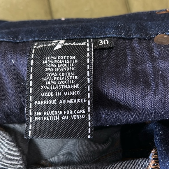 for all 7 mankind Jean size 30 waist - Picture 6 of 8